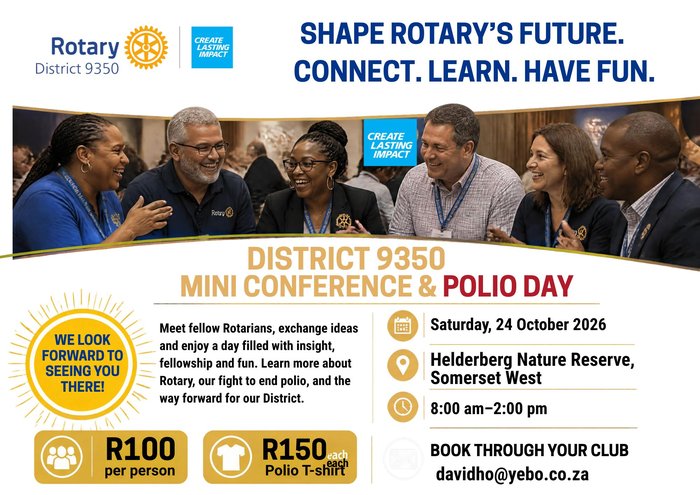 District 9350 Mini Conference & Polio Day